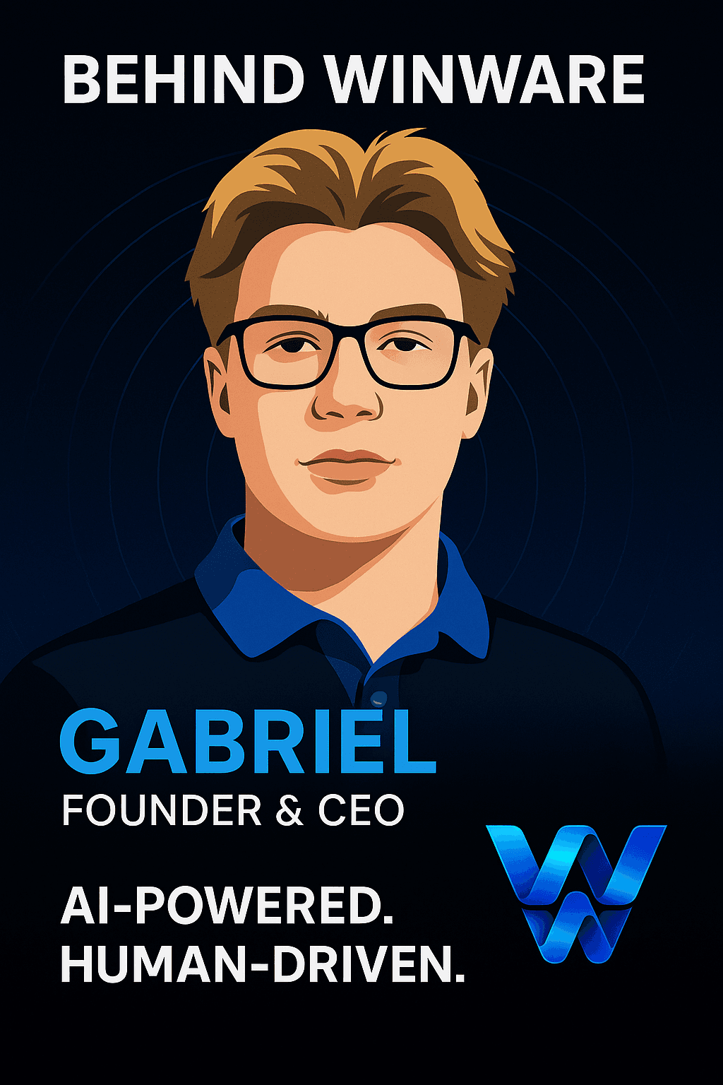 Portrait of Gabriel Winkler, CEO of WINWARE